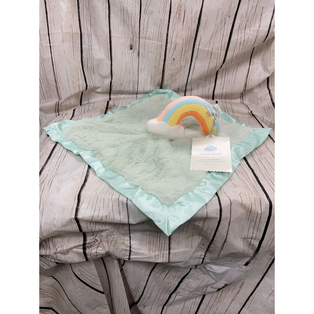 Small Security Blanket - Cloud IslandRainbow Print
